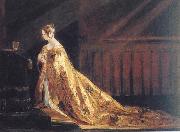 Charles Robert Leslie Queen Victoria in her Coronation Robes china oil painting reproduction